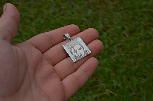 Silver Shikamaru Pendant